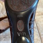 Sofft Rivoli Faux Crocodile Brown Patent Leather Kitten Heels Photo 10