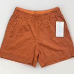 Athleta Women's Echo Short 5" Quick Drying Breathable Brown Burnt Orange Size 4 Photo 0