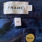 frame denim Frame Le High Straight Leg High Waist Bright Navy Blue Cotton Jeans Size 24 NWT Photo 4