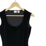 VINTAGE Merona Women’s Scoop Neck Velvet Top Whimsigoth Black Size M Size M Photo 2