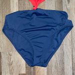 Solid & Striped Bailey Cut Out Red Blue One Piece Swimsuit Photo 3