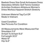 Reebok  Dress Size Small Activeware Dress Sleeveless Athletic Golf Tennis Outdoor Activities  Photo 1