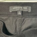 Lafayette 148 NWT  New York Thompson Bootcut Pants Black Cotton Size 6P Photo 5