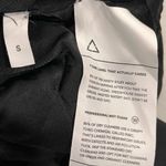 Reformation Black Satin Cropped Button Front Jacket Blazer size Small Photo 6