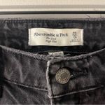 Abercrombie & Fitch  The Dad High Rise Vintage Black Jeans Size 25 0 Womens Denim Photo 2