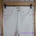 Madewell NEW ‎ 10" High-Rise Skinny Jeans in Pure White, 26 Photo 6