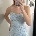 Blue floral homecoming dress Size XS Photo 0