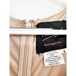 Mac Duggal  5438 Gold Copper Long Sleeve Streaked Sequin Gown Size 8 NWT Photo 5