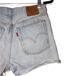 Levi's Wedgie Light Wash Cut Off Jean Shorts Fray Hem Awesome Street Photo 5