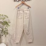 Magali Pascal High Rise Mom Tapered Leg Jeans EMMANUELLE Ecru Size Small NWOT White Photo 6