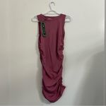 NWT Dai Moda Ruched Sleeveless Sheath Dress | Size: Medium Pink Photo 2