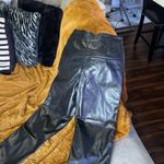 Joie Ducor Faux Leather Trousers in Black Caviar Photo 6