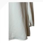 Karl Lagerfeld Shirt Women Medium White Satin Silky Tie Back Blouse NWT Preppy Photo 6
