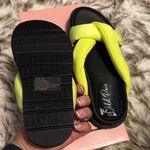 Wild Pair  Neon Yellow Crisscross Sandals Photo 3