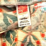 Before + Again Turquoise Coral Thermal Top and Pants Pajama Set Size Small Blue Photo 4