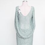 Betsy and Adam Betsy Adam - Caplet Cape-Sleeve Lace Gown Photo 13