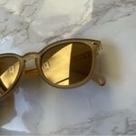 Le Specs Bandwagon Matte Stone Sunglasses Sunnies Unisex Reflective Tan Photo 4