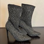 Cape Robbin  Tina rhinestone studded sock boots, black, size 8 M Photo 1