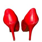 Fendi Decolette Nappa Red Platform Pump Sz 38 Photo 1