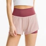 Zyia  Active Muted It’s a Mood Shorts Mauve Pink Size L Photo 8