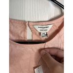 Banana Republic  Linen Blend Tie Hem Top Sz XS Baby Pink NWT Boho Cute Photo 1