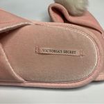 Victoria's Secret Victoria’s Secret velvet Pom slippers size large Photo 4