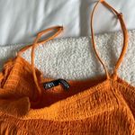 ZARA Orange Dress Mini Photo 1