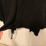American Rag ⭐️  Black Ribbed Knit Hooded Open Cardigan XS EUC Photo 4