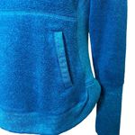 Alo Teal Pullover Shelter Poncho Sherpa Fleece Hoodie Size Small Green Photo 2