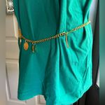 Vintage medallion faux gold coin chain belt, size small medium Photo 1