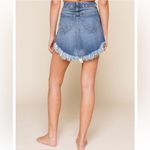We The Free  Free People Bailey frayed edge denim mini skirt. Size 25 Photo 3