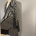 Ashley Stewart  black grey striped Cardigan sweater size 22/24 EUC Photo 1