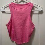 Wild Fable  Pink Halter Crop Tank Top Photo 0