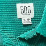 BDG  Urban Outfitters Corduroy‎ Cropped Jacket Green XS Button Down Shacket Photo 1