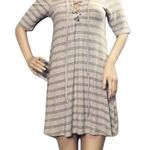 The Hanger Tunic Length Tee Shirt Lace Up … Photo 0