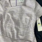 Calvin Klein Lavender Classy Tweed Dress Photo 2