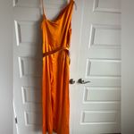NICHOLAS Vera Silk Jumpsuit in Wallflower Orange Photo 6