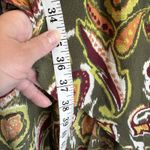 Earthbound Trading High Low Dress Womens Medium Green Paisley Hippie Boho Photo 12