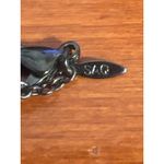 Vintage SAQ Avon Black Y Necklace Faceted Rhinestone Elegant Estate Teardrop 16" Photo 5