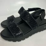 Skechers foamies Arch fit footsteps black sandals women’s size 7 new without tag Photo 3