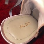 ALDO  Satin Ribbon Lace Up Heels Pink 9 Photo 5