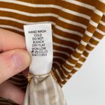 Active USA  Women's Striped Tank Bodysuit Amber White Size Large L Photo 5