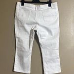 SoHo NY&Co Soho NY&Co Leggings Sz 18 White Crop Summer Vacation Cruise Wear Casual Stretchy Photo 1