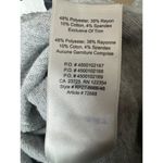 Wilfred Free Dress Aritzia Gail Gray Long Sleeve V-Neck Mini T-Shirt Size Medium Photo 4