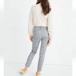 Madewell  Glen Plaid Preppy Fisherman Academia Quiet Luxury Stovepipe Jeans 28 Photo 2