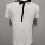 Chico's  Natalia white beaded necklace tee size 0 (small) Photo 5