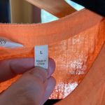 Soft Surroundings 100% Cotton Araza Gauze Shirt Nectarine Size Large Photo 3