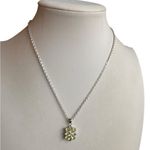 Charter Club  Silver Necklace with Yellow Pendant Photo 0