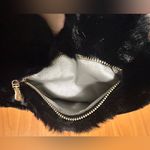 Black Fuzzy Heart Shaped Purse Photo 1