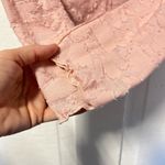 We The Free by Free People burnout floral long sleeve pink crewneck top sz med Photo 5